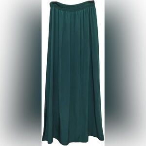 Vanessa Bruno Silk Teal Maxi Skirt